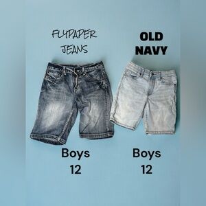 Boys Size 12 Jean Shorts Combo